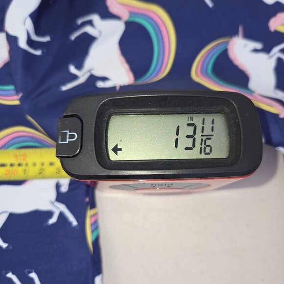 Carters Girls 3T Blue Unicorn & Rainbow Rain Jacket 4139 - Picture 7 of 10